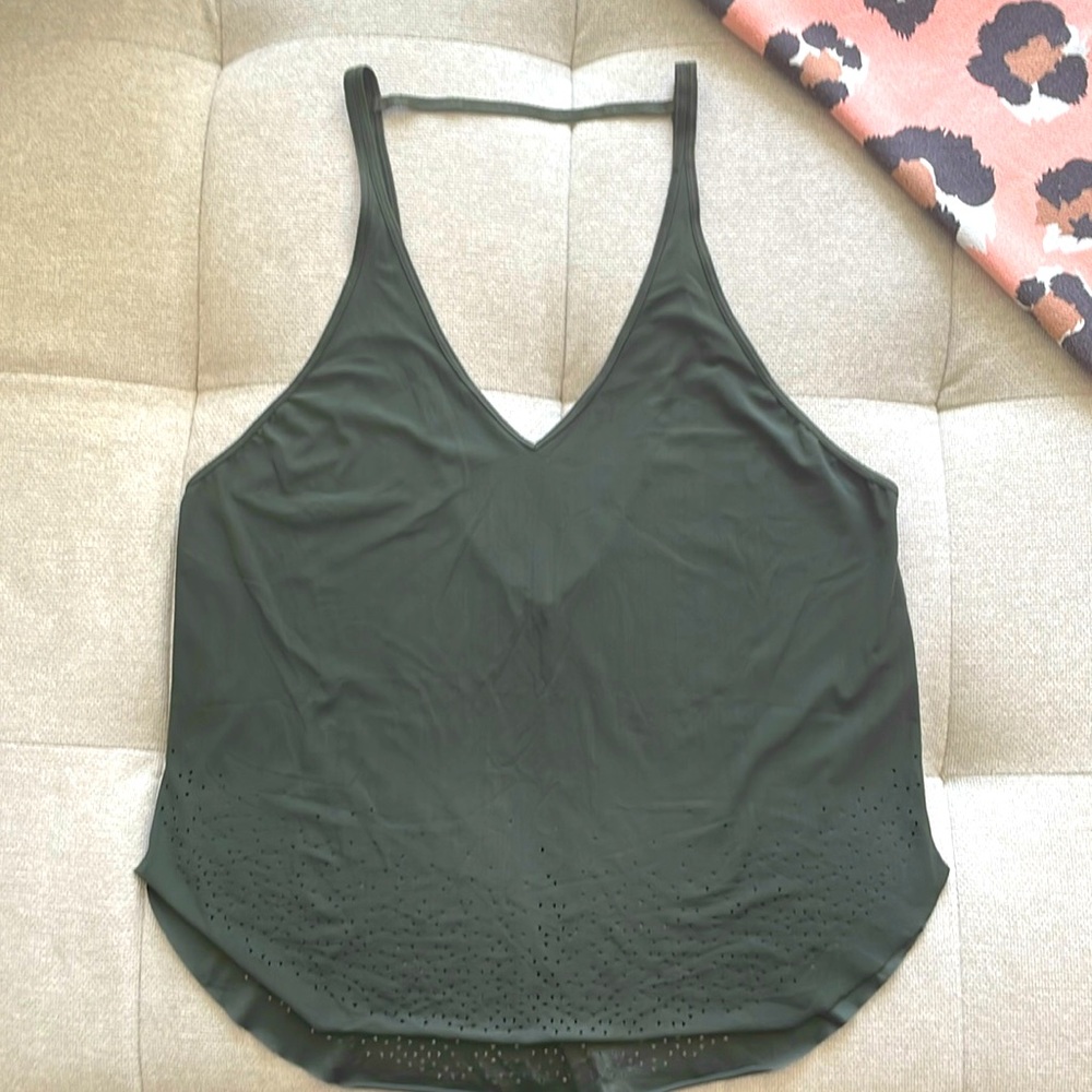 Lululemon Tank Top Camo Green